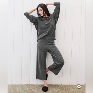 Jenni Kayne Marine Culottes, Charcoal, Size XS